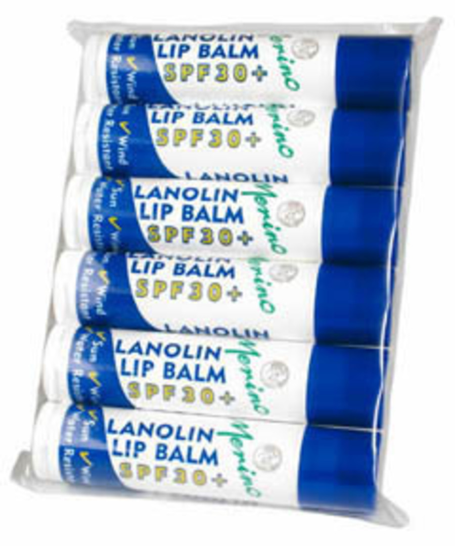 Merino Lanolin Lip Balm SPF30+ 6 Pack image 0